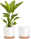 kubvici Plant Pots for Indoor Plants - 12 Inch Lightweight Planters