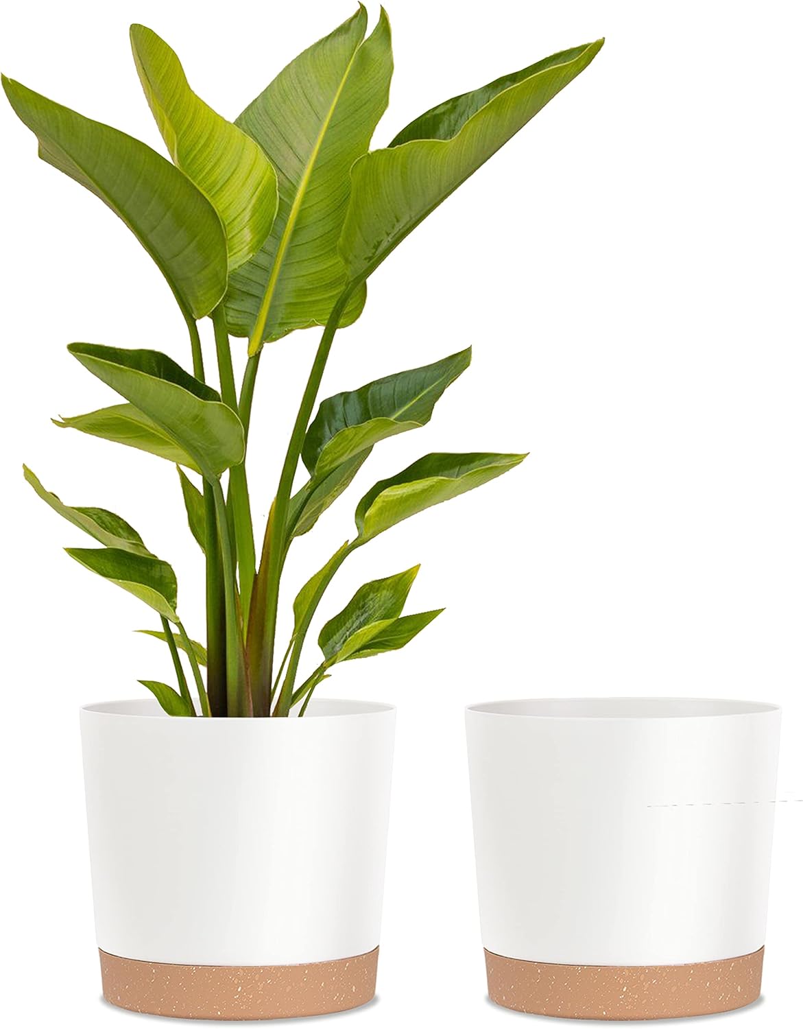 kubvici Plant Pots for Indoor Plants - 12 Inch Lightweight Planters