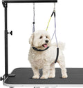Adjustable Dog Grooming Arms with Powerful Metal Clamp for Pets