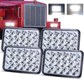 LEDUR 4x6 LED Headlights Sealed Beam Replacement - Bright, Durable