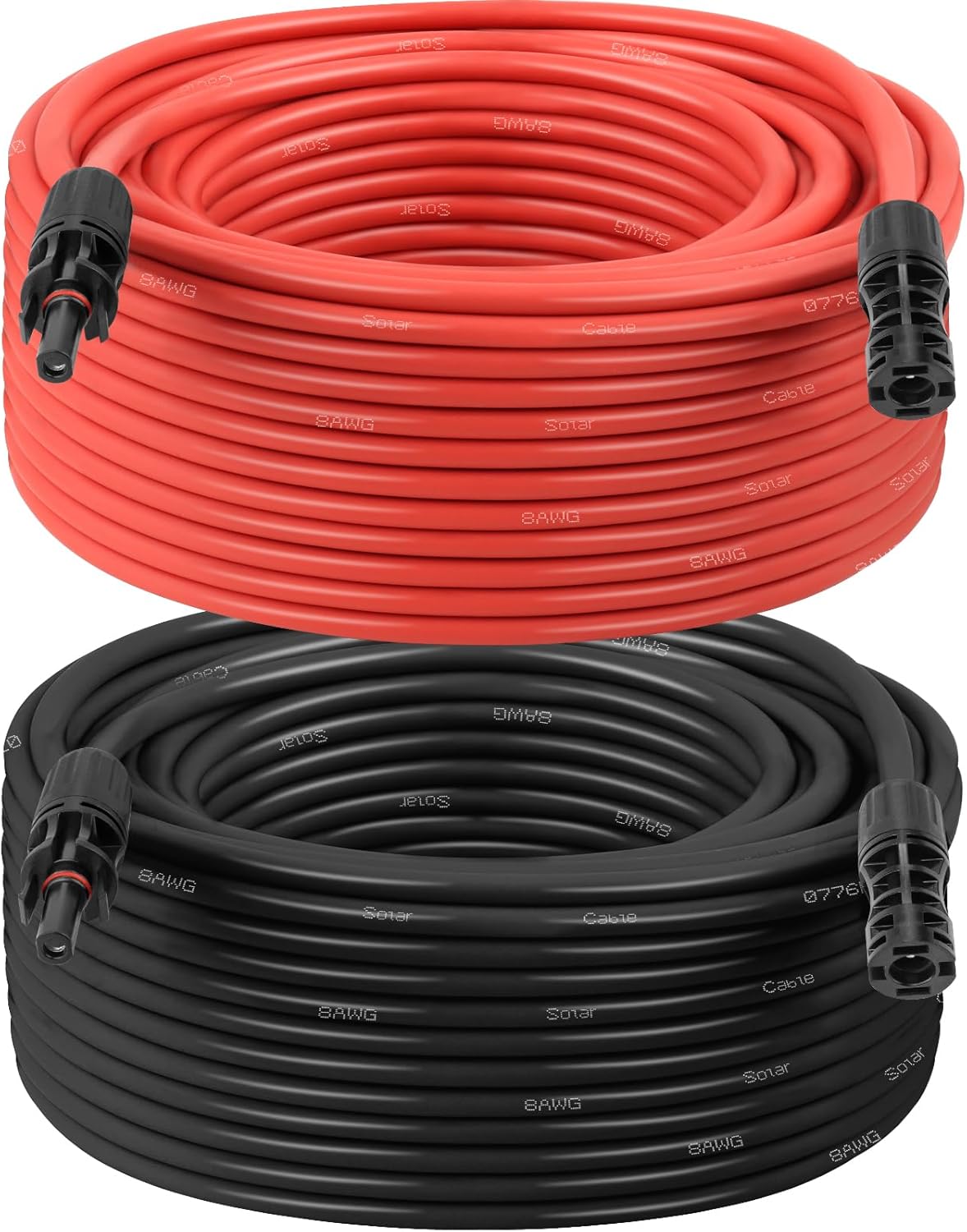 8AWG Solar Panel Extension Cable - 150FT Waterproof Connectors