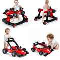HONEY JOY 4-in-1 Baby Walker, Activity Push Walker - Convertible