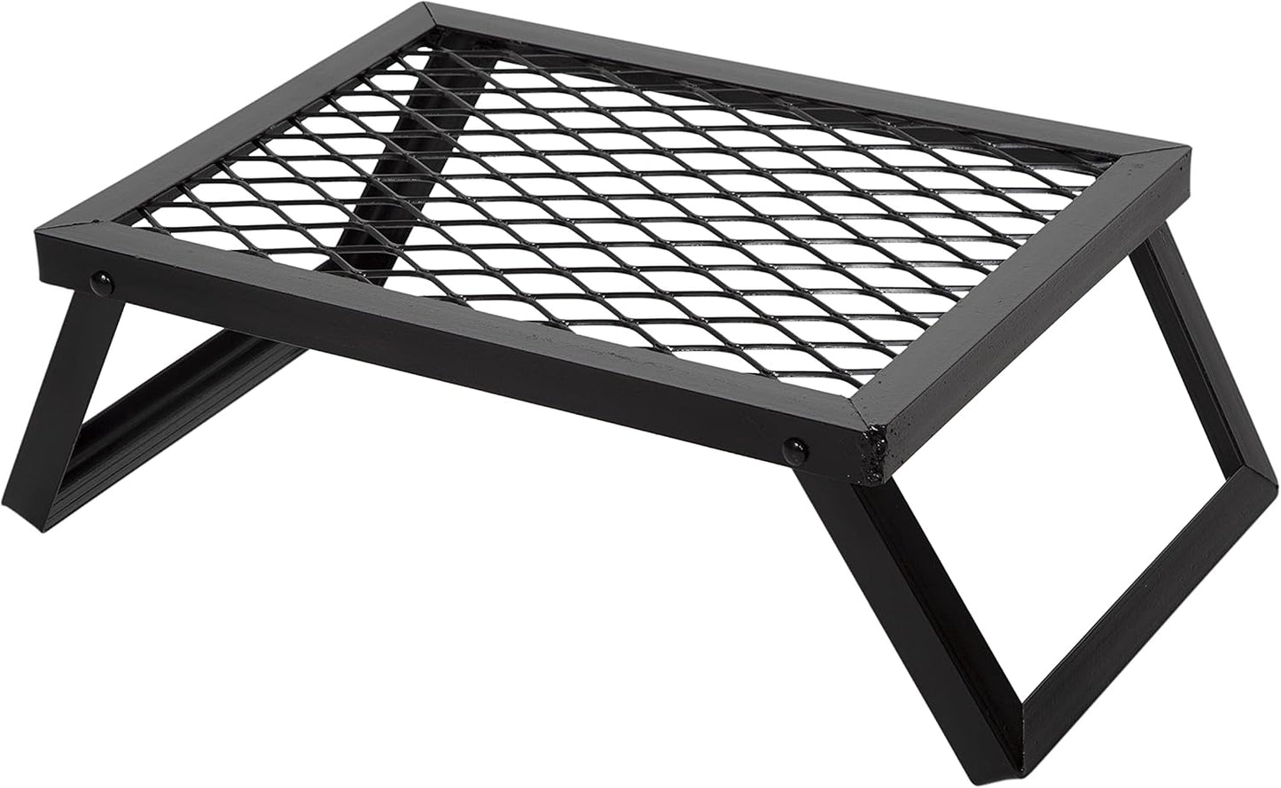 Stansport Powder Coated Steel Portable Camp Grill for Outdoor Cooking