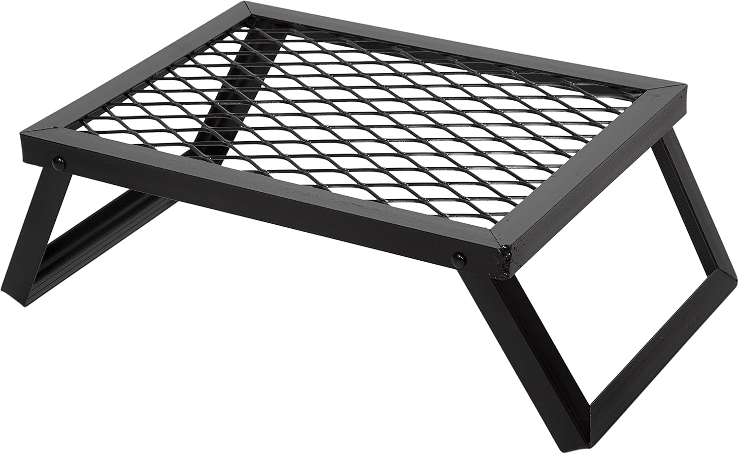 Stansport Powder Coated Steel Portable Camp Grill for Outdoor Cooking