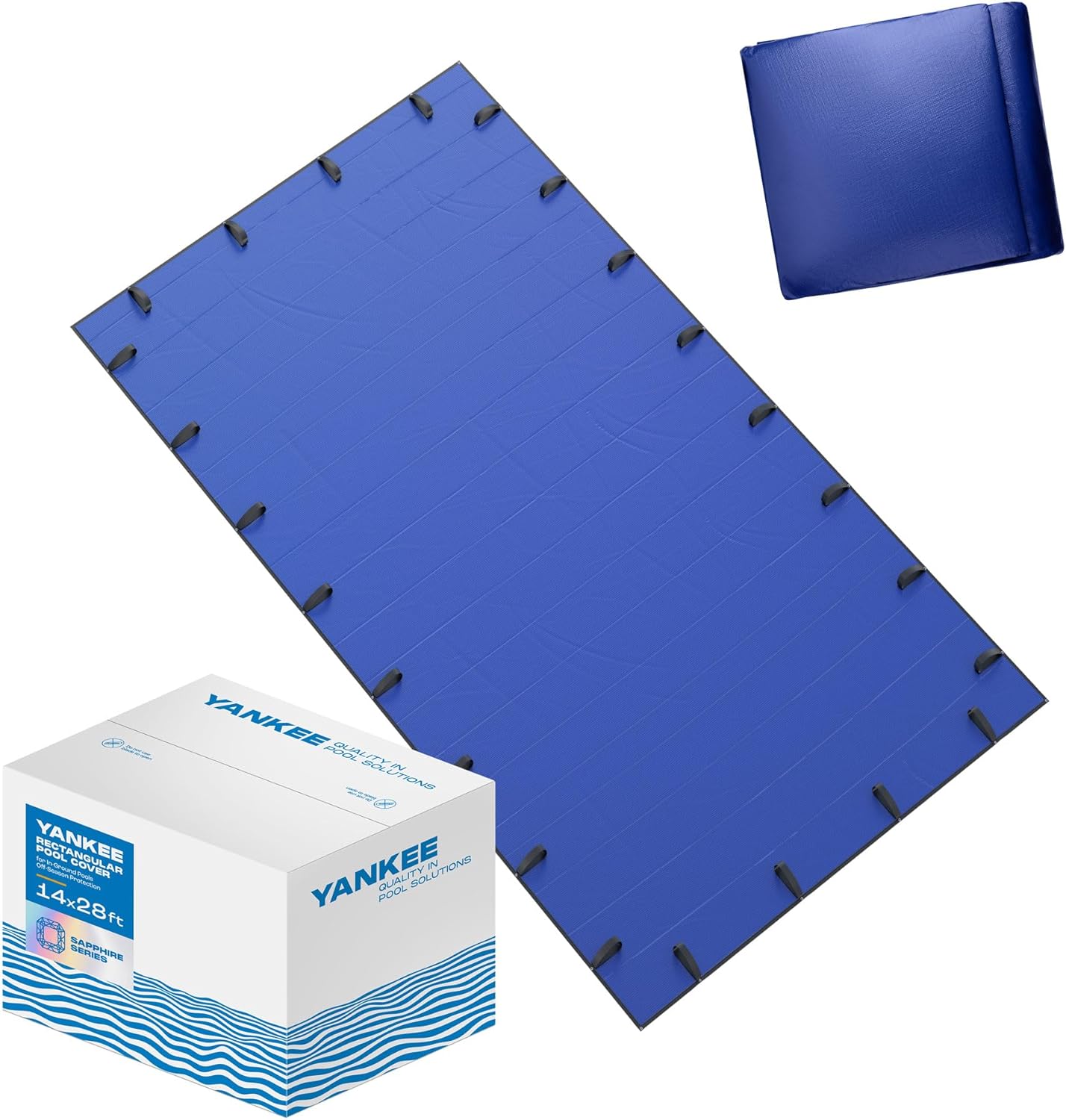 Yankee Pool Cover for 14x28 ft Rectangular Pool: Durable & Thick