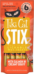 Tiki Cat Stix Mousse Treats with Salmon in Creamy Gravy - Single Serve