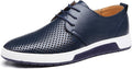 Men's Casual Oxford Work Shoes - Breathable Flat Sneakers