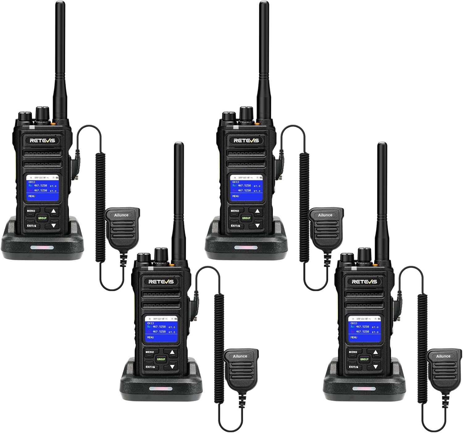 Retevis NR30S GMRS 2 Way Radio Long Range for Emergency Use