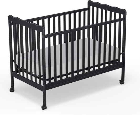 Saylike 3-in-1 Convertible Baby Crib with Locking Wheels