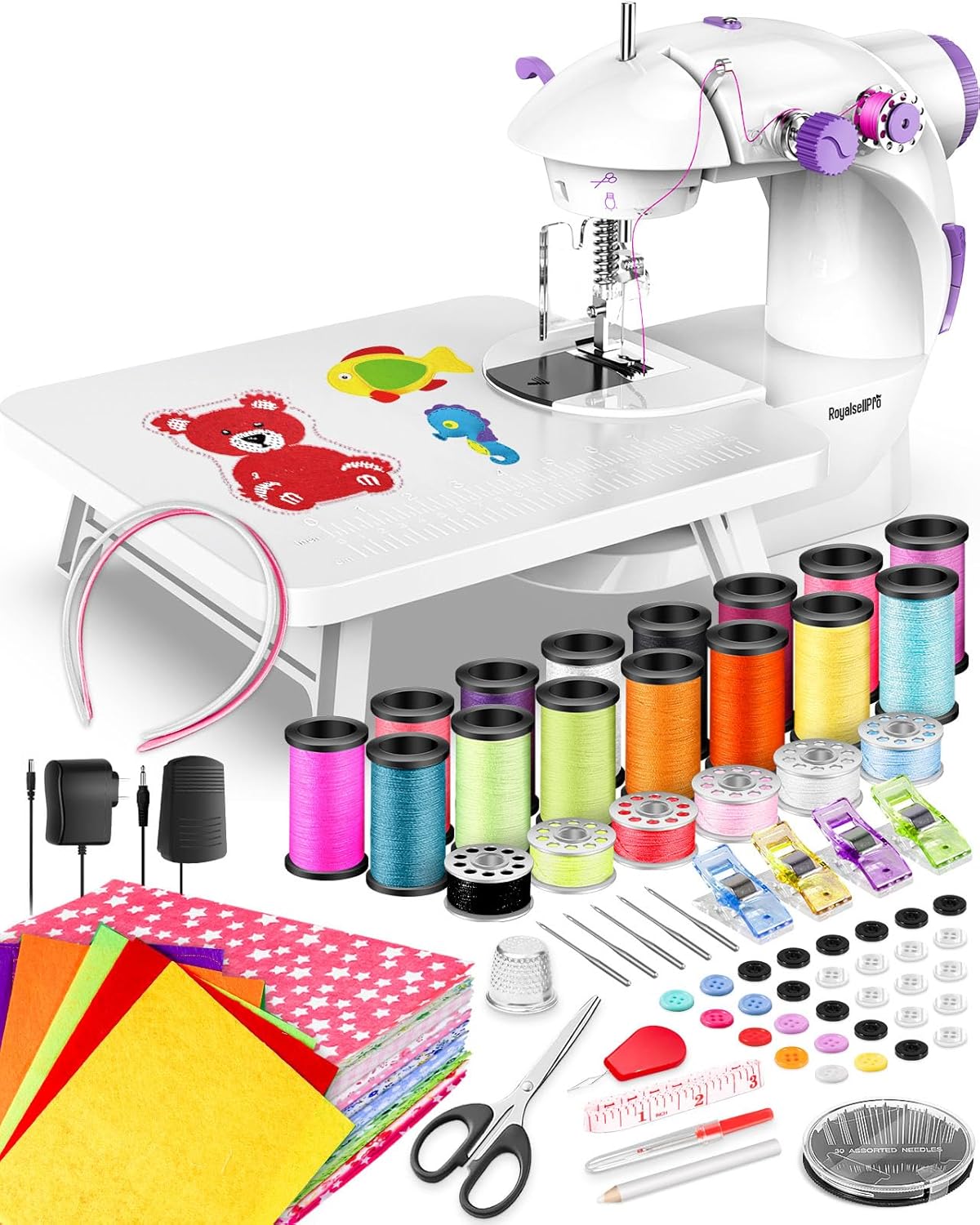 Portable Dual-Speed Sewing Kit for Beginners