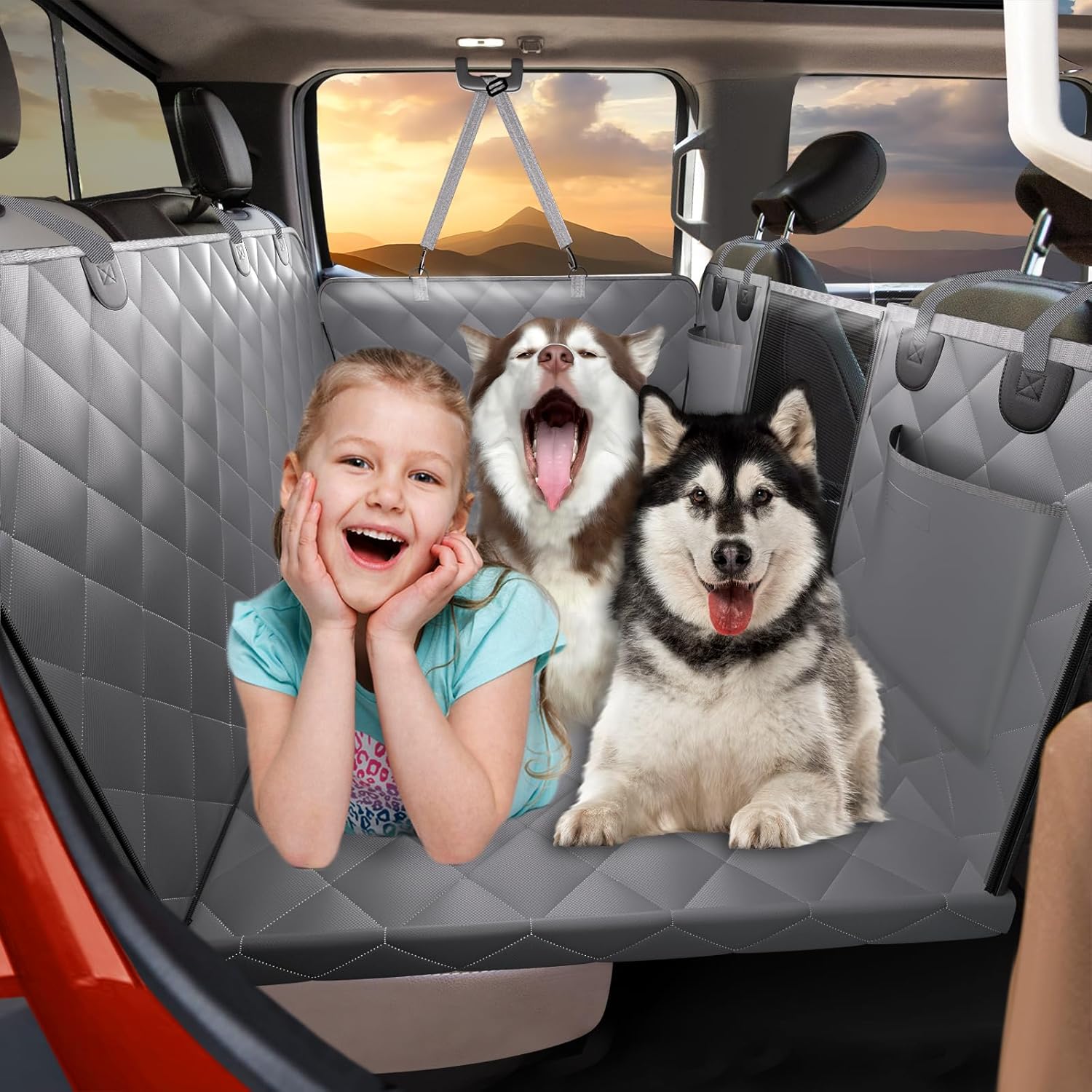 ROUWINNE Truck Dog Seat Extender - Spacious & Sturdy