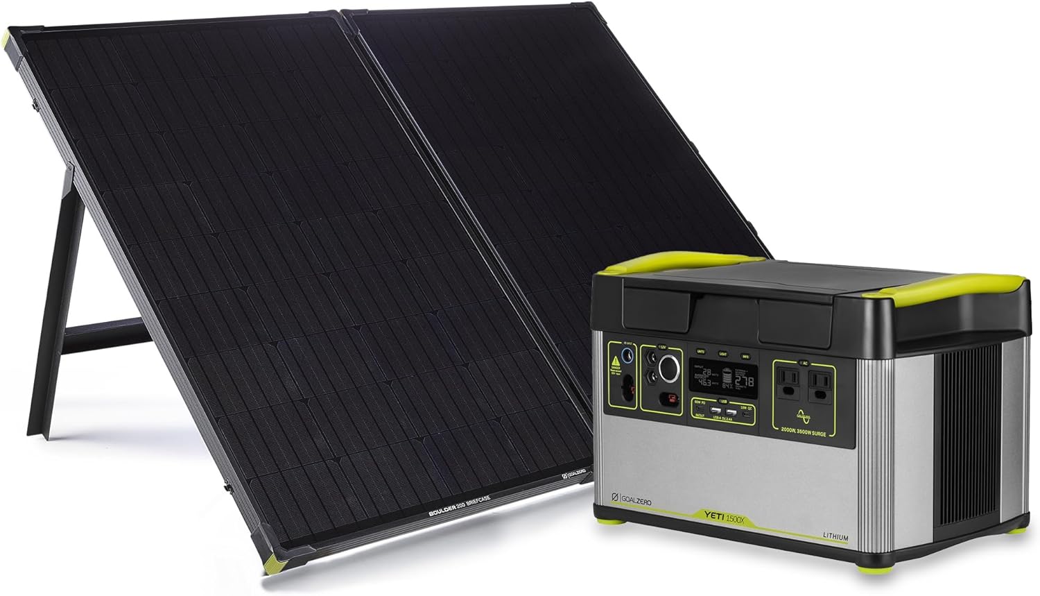Goal Zero Yeti 1500X - Ultimate Portable Power Station with Solar Panel