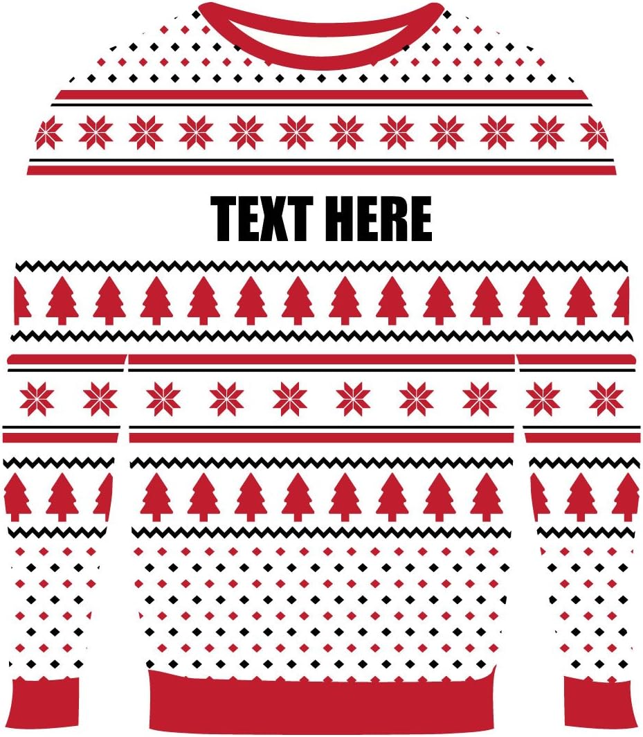 Personalized Ugly Christmas Sweater - Custom Embroidered Festive Fun!