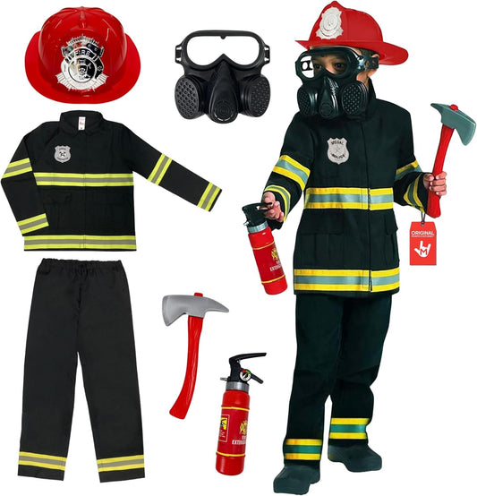 Morph Firefighter Costume for Kids - Perfect for Halloween Fun
