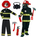 Morph Firefighter Costume for Kids - Complete Fireman Set (2 Colors)