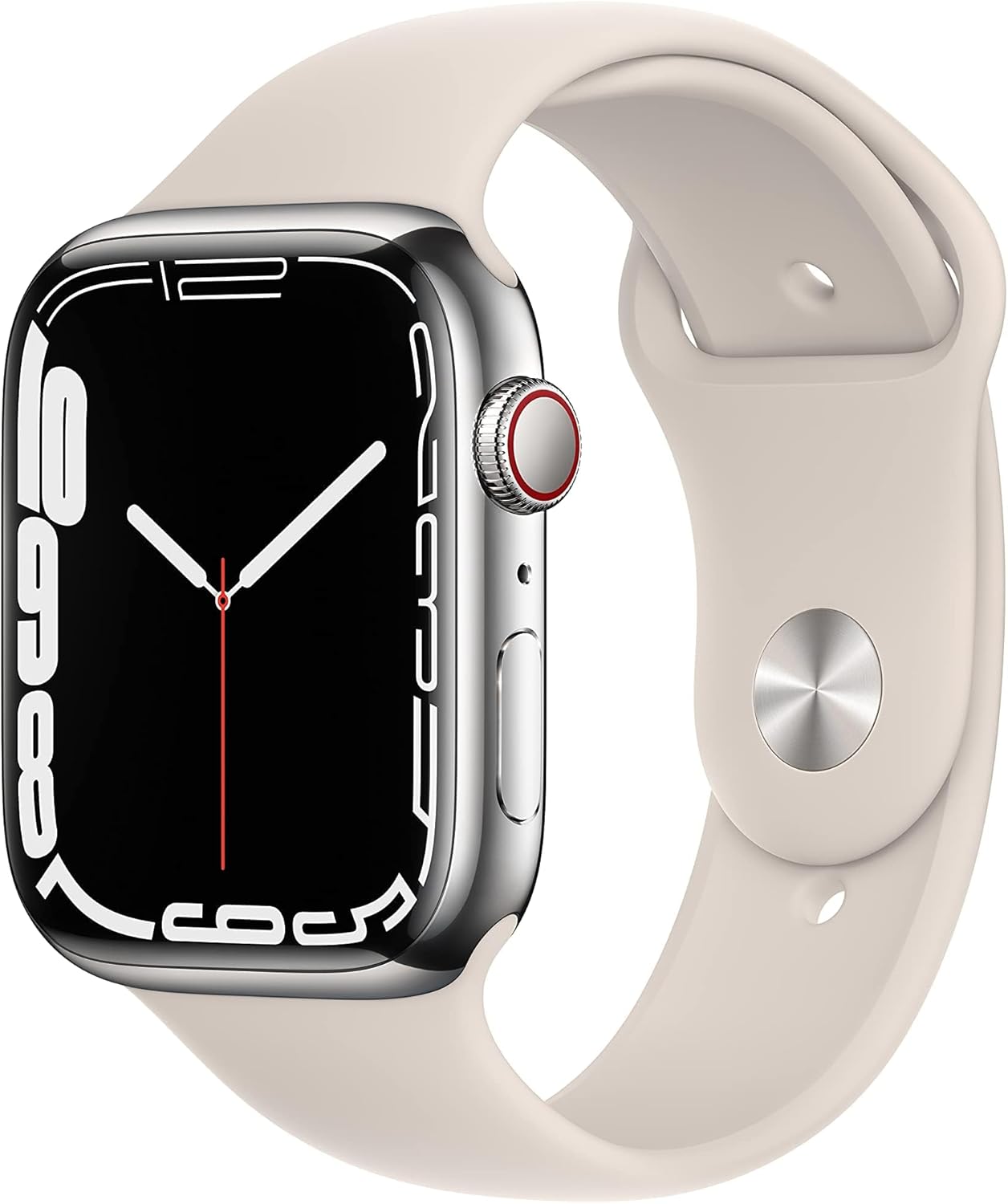 Apple Watch Series 7 GPS + Cellular 45MM Silver Stainless Steel