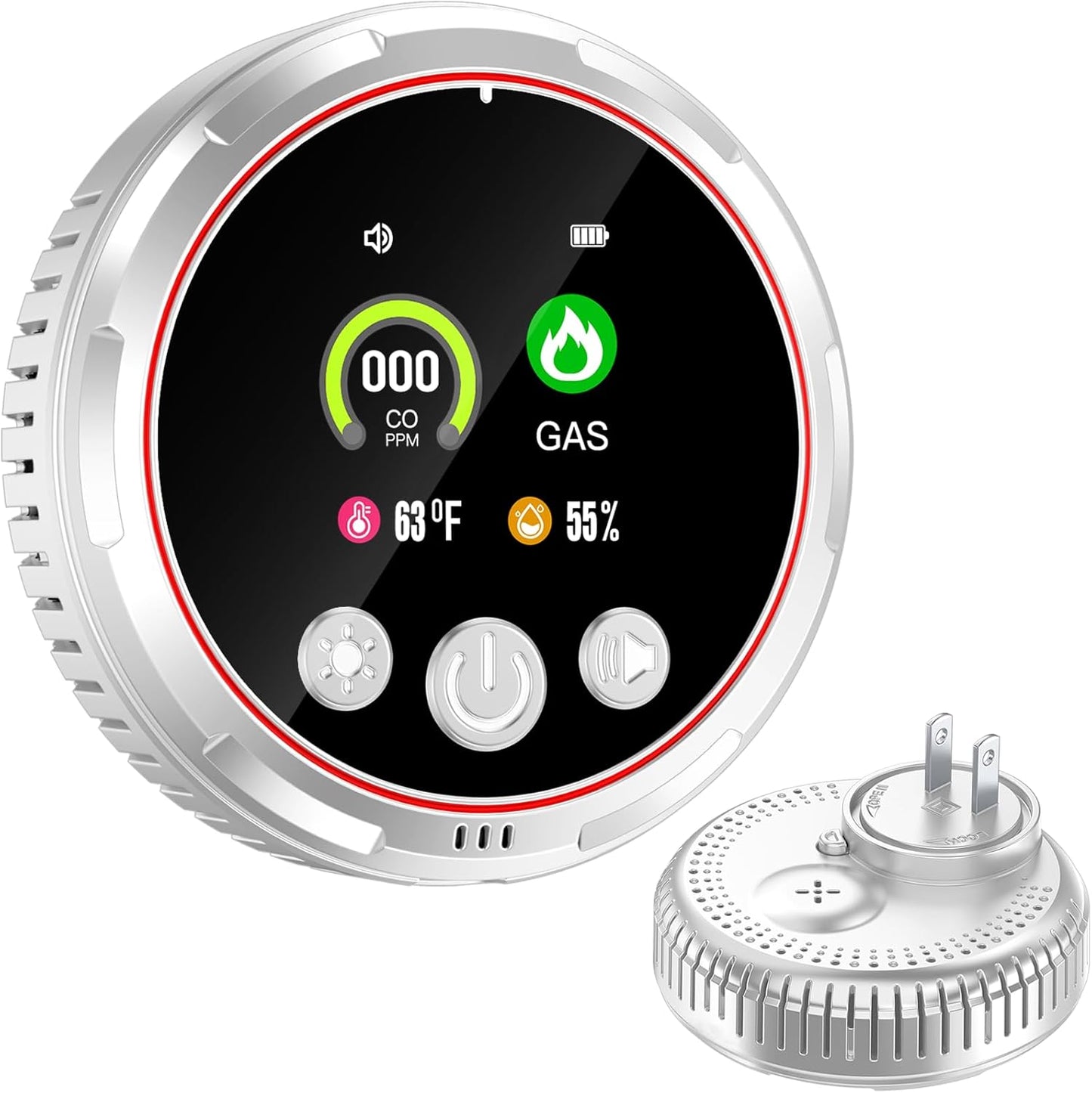 4 in 1 Carbon Monoxide Detectors for Home Safety and Travel