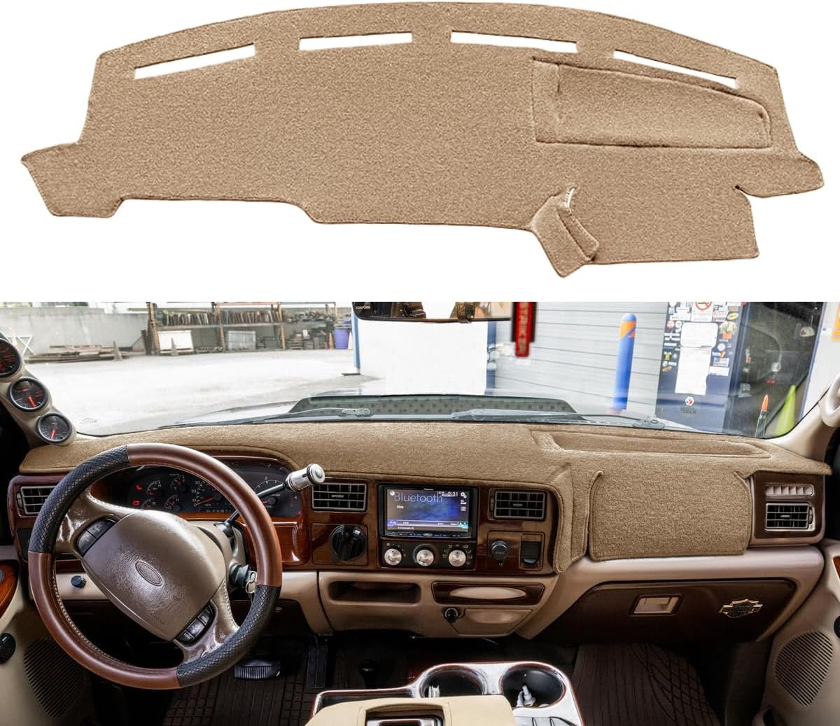 Custom Fit Dashboard Cover for Ford F250 F350 F450 Excursion