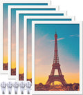 16x24 Picture Frame Set of 5 for Wall and Desktop Display