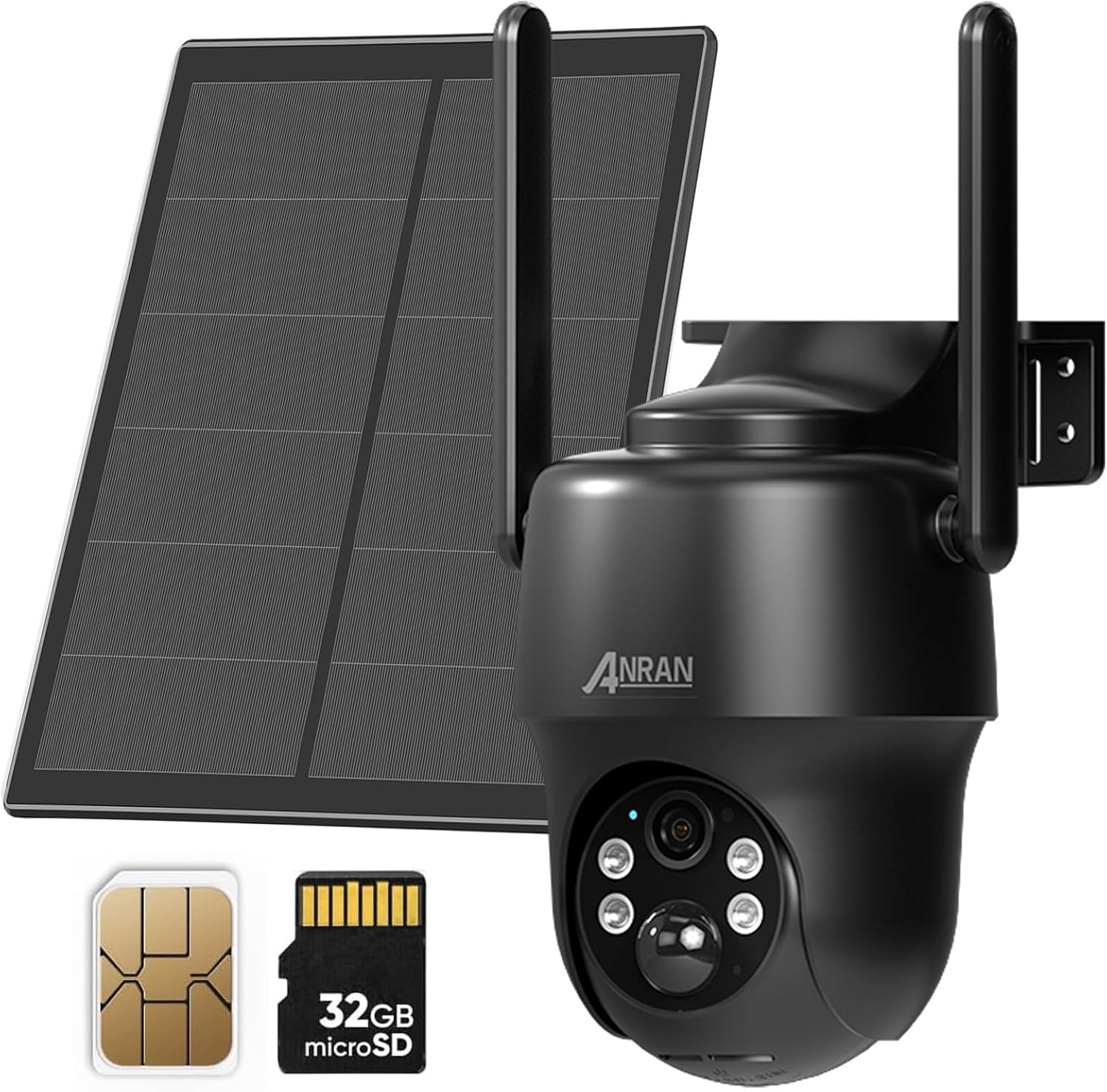 4G LTE Cellular Solar Security Camera for Outdoor Use