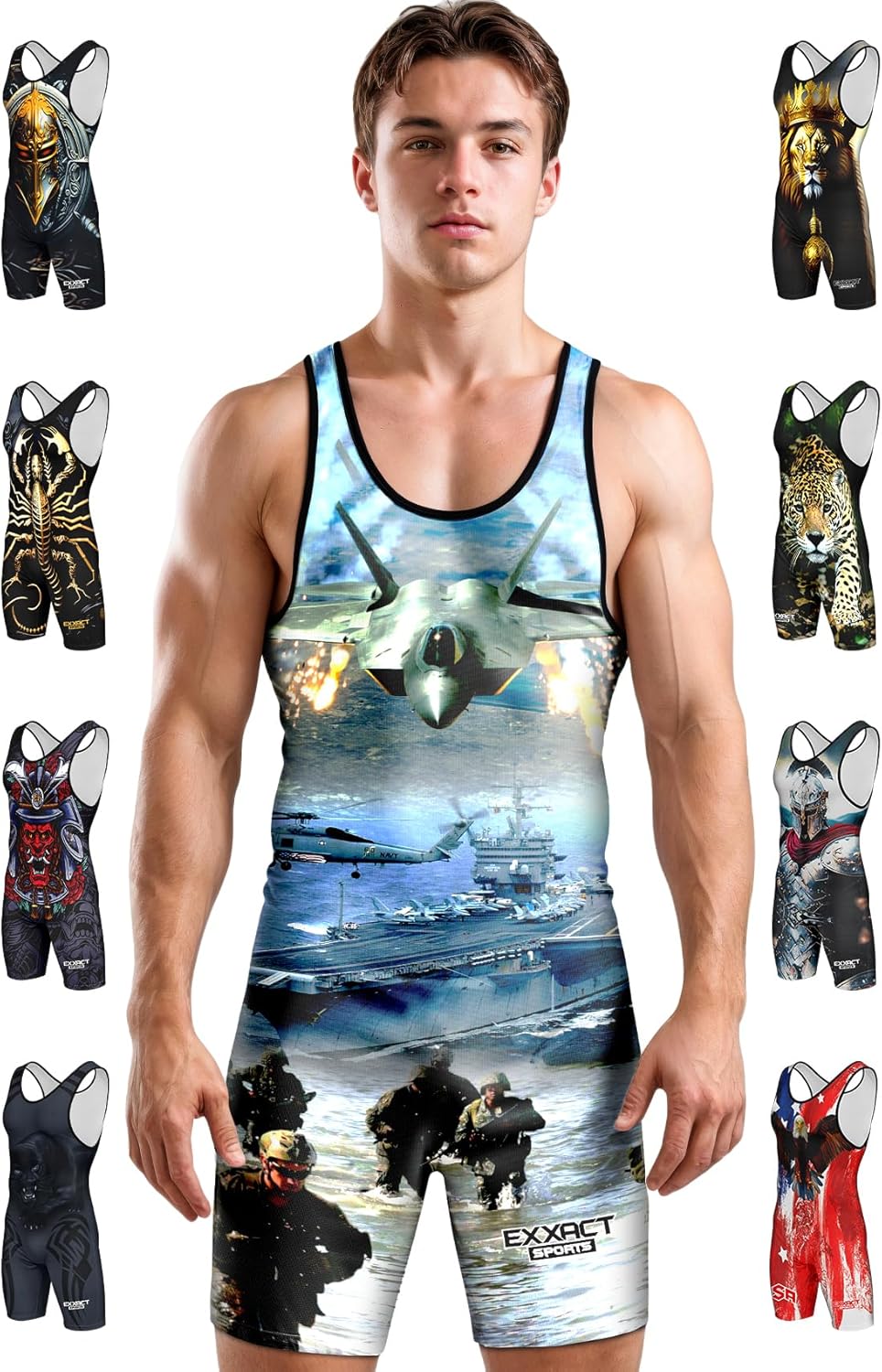 Exxact Sports Wrestling Singlet for Men & Boys - Premium Gear