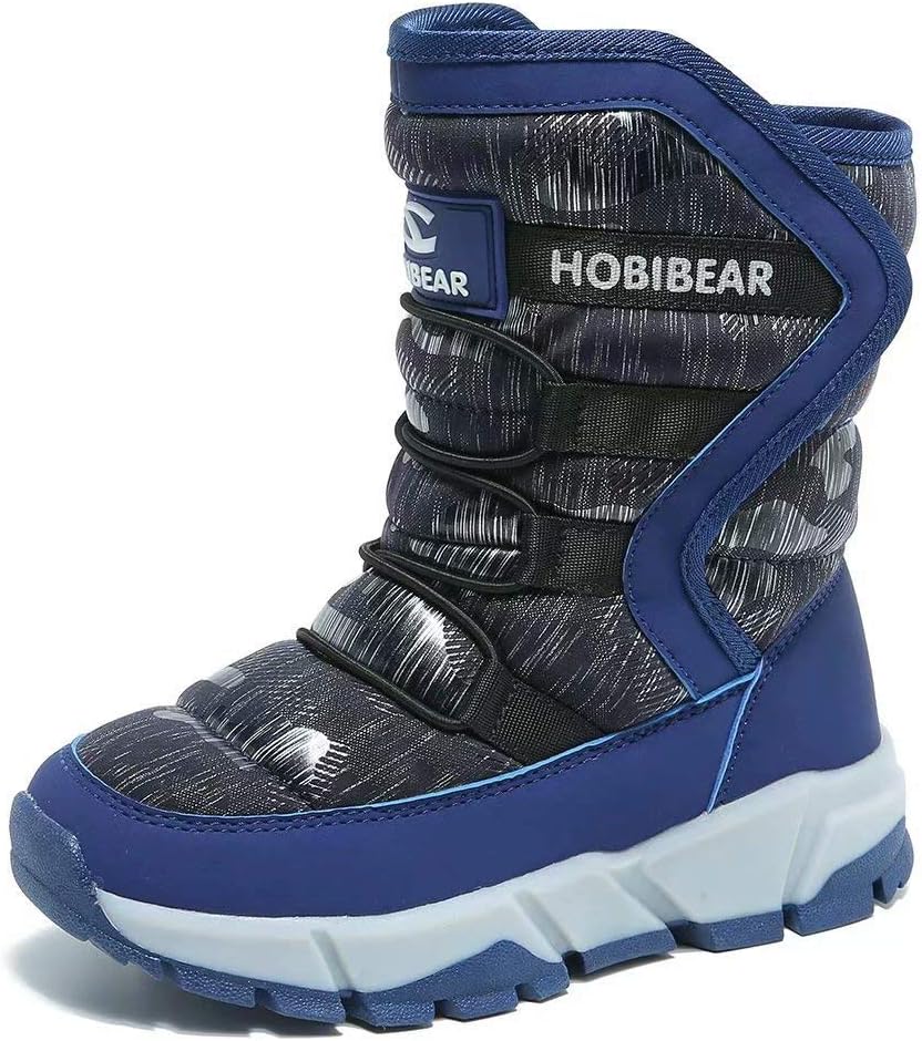 GUBARUN Boys Snow Boots - Waterproof Slip Resistant Cold Weather Shoes