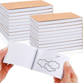 Seajan 100 Pcs Blank Flip Books 4.5 x 2.5 in - Bulk Flipbook Pads