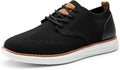 Bruno Marc KnitFlex Craft Mesh Oxfords - Comfortable Lightweight Lift