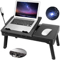 Moclever Laptop Stand for Bed - Adjustable Cooling Laptop Desk