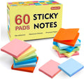 Sticky Notes Shuttle Art 60 Pads Bright Stickies 3x3 in - Colorful