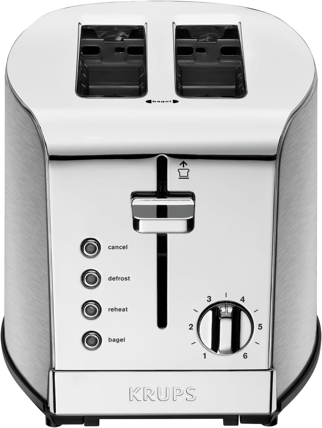 KRUPS 2 Slice Toaster with 5 Functions for Perfect Toasting