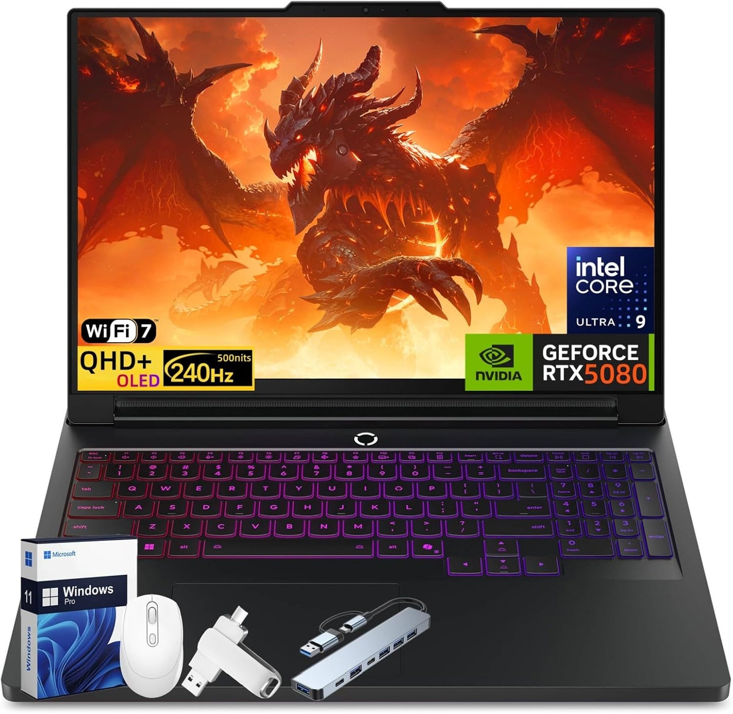 Lenovo Legion Pro 7i Gaming Laptop with NVIDIA RTX 5080 Power