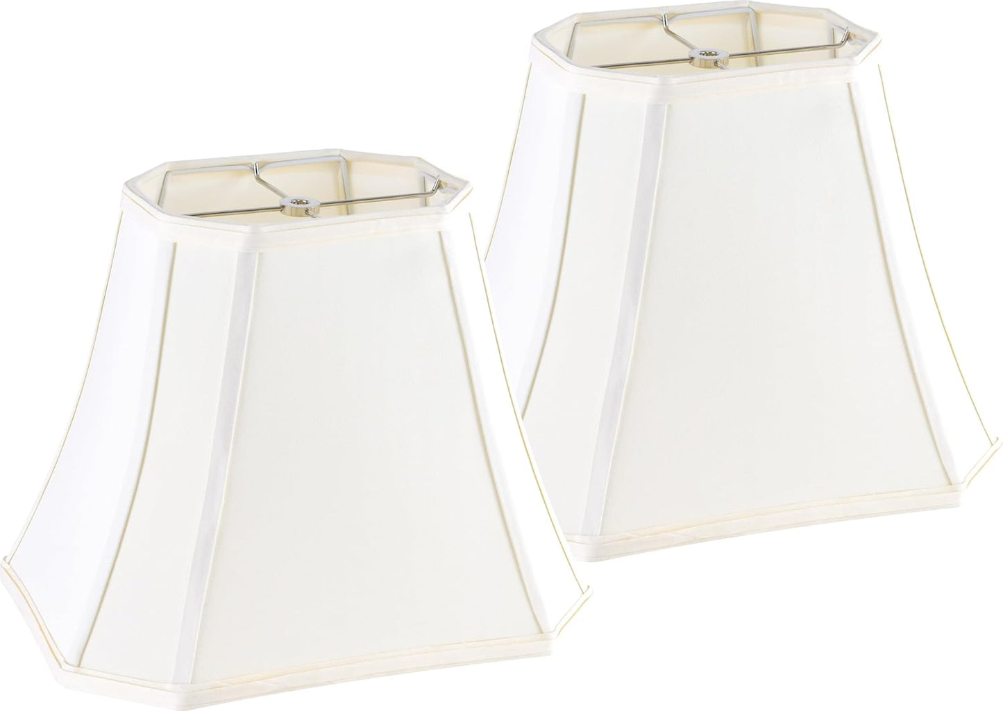 GO&SO Square Cut Corner Lampshades for Table Lamps