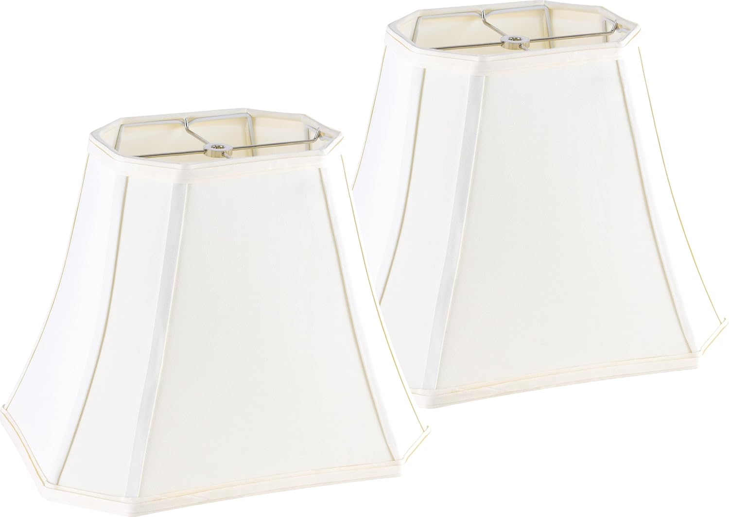 GO&SO Square Cut Corner Lampshades for Table Lamps