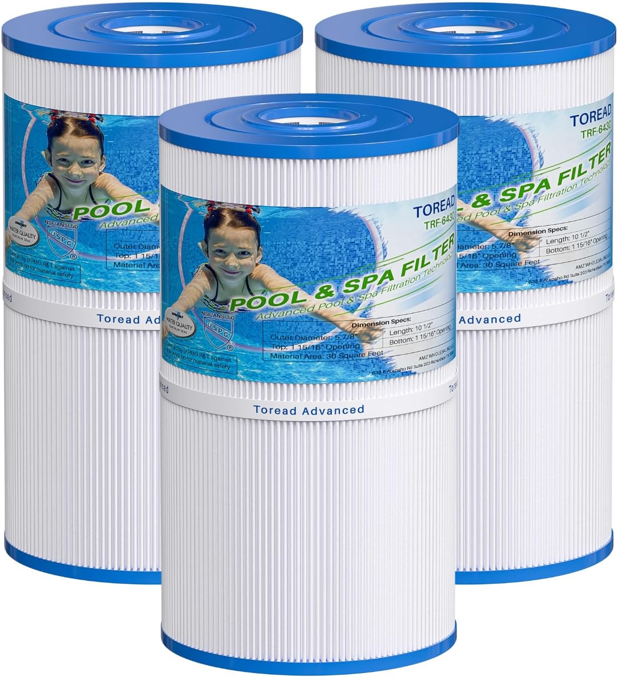 TOREAD Watkins 31489 Replacement Filter for Hot Spring Spa