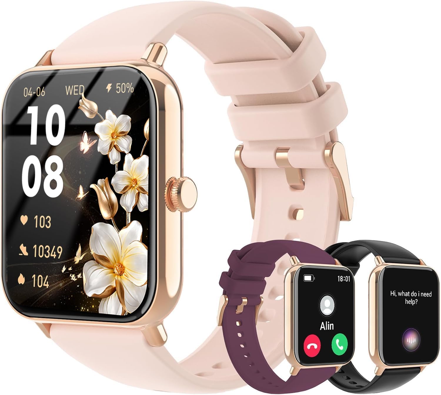 Smart Watches for Women - 1.85ft' Multifunctional Fitness Tracker