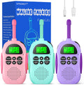 Walkie Talkies for Kids Rechargeable 3 Pack - Long Range Fun