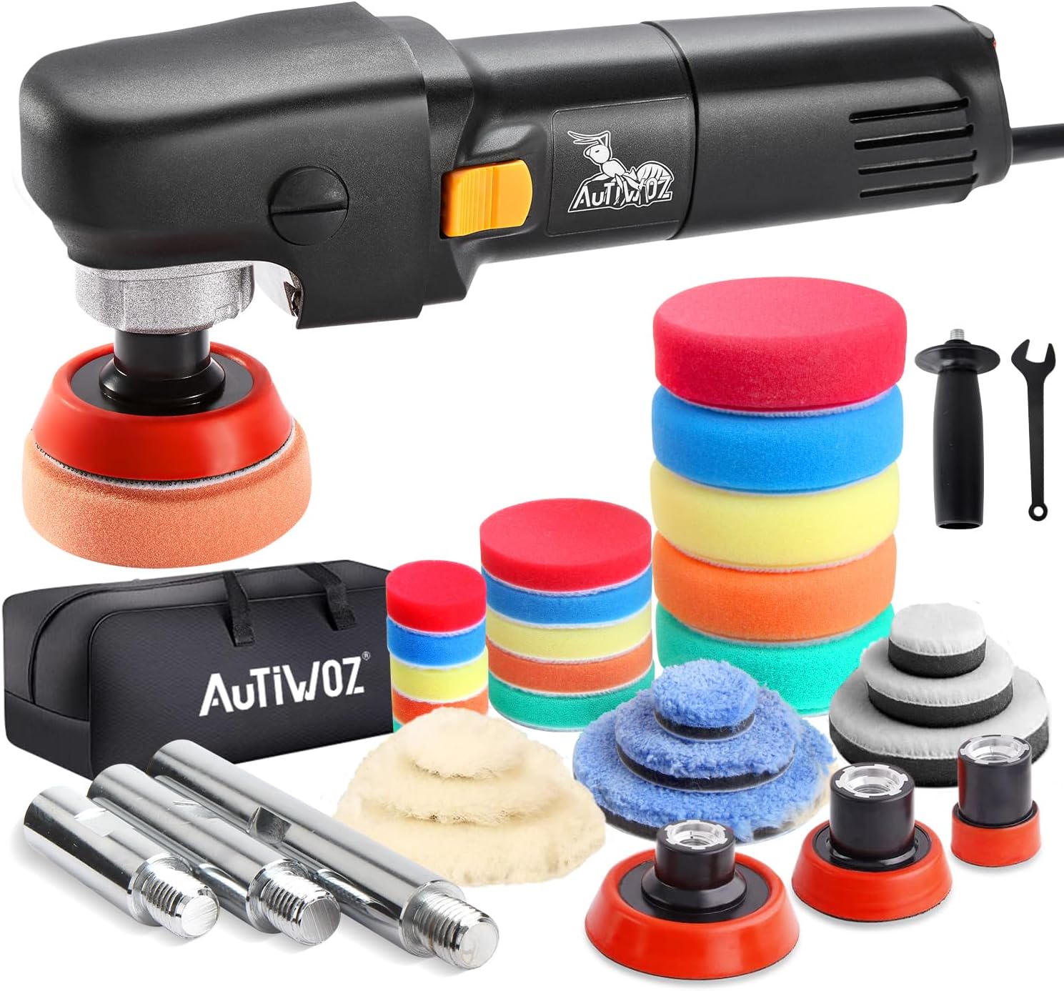 Mini Buffer Polisher with 600W Motor for Car Waxing and Polishing