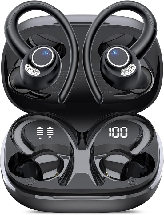 Wireless Earbuds with ENC Noise Cancelling Mic for Sports