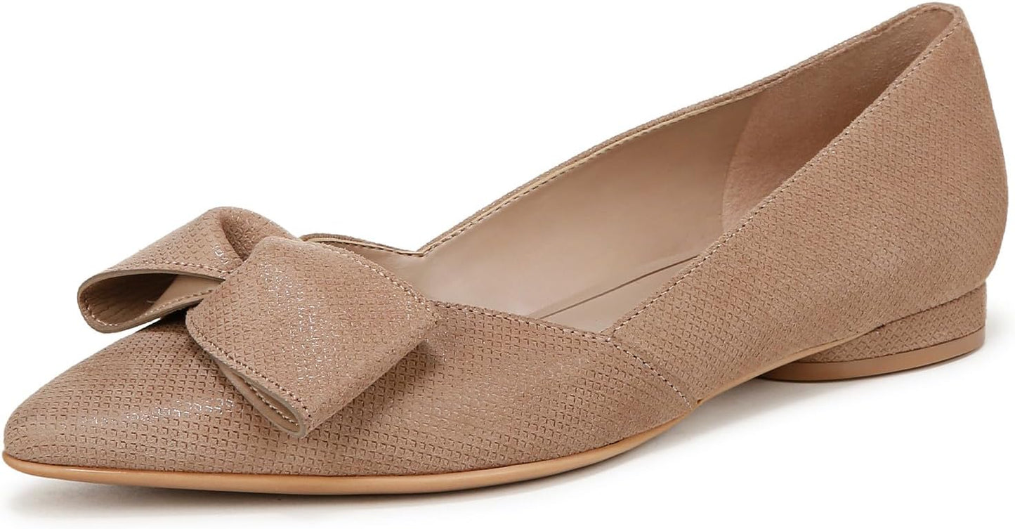 Naturalizer Womens Havana Pointed Toe Ballet Flat for Comfort