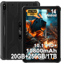 HOTWAV R10 Pro Rugged Tablet 20GB 256GB - Long-Life Outdoor Tablet