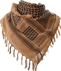 Aonal Military Shemagh Tactical Desert Scarf - 100% Cotton Comfort