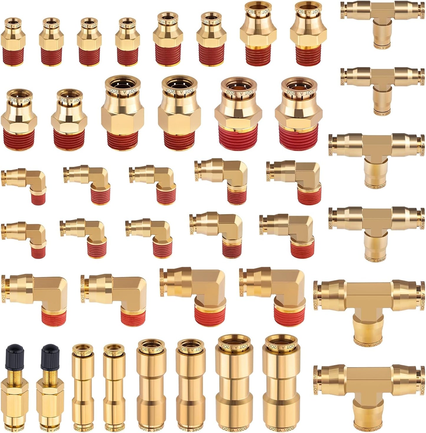 CheeMuii 43 PCS Brass DOT Air Brake Line Fittings Kit Review