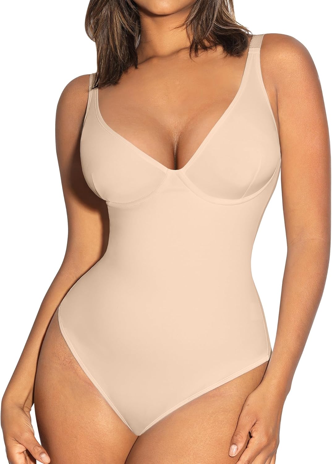 FeelinGirl Shapewear Bodysuits for Women with Tummy Control