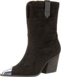 The Drop Sandra Heeled Cowboy Boot - Western Pointed Toe Style