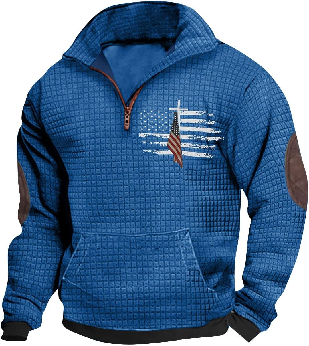 Calvin Klein Big&Tall Graphic Waffle Sweatshirt