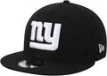 New Era NFL 9FIFTY Black White Adjustable Snapback Hat - Clean Team