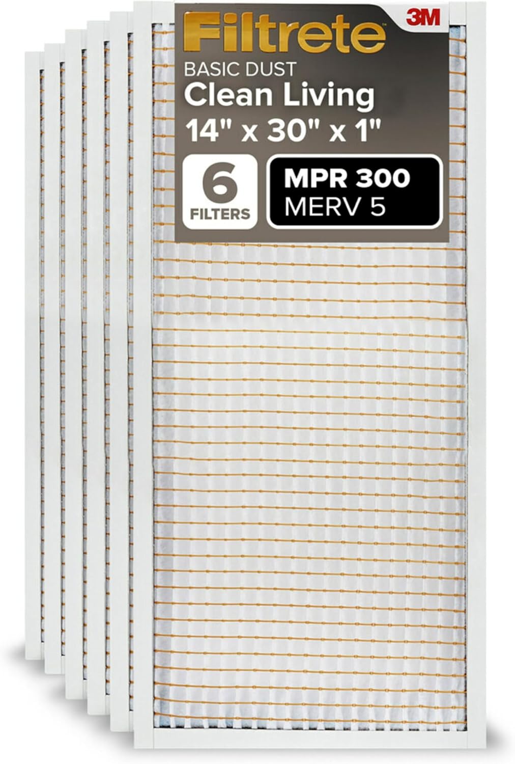 Filtrete 14x30x1 Air Filter for Cleaner Home Air Quality