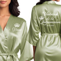 Mis Quince Anos Robes Satin Getting Ready Robe - Personalized Date
