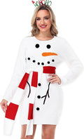 AOBUTE Women's Holiday Sweater Dress for Fun and Festive Occasions